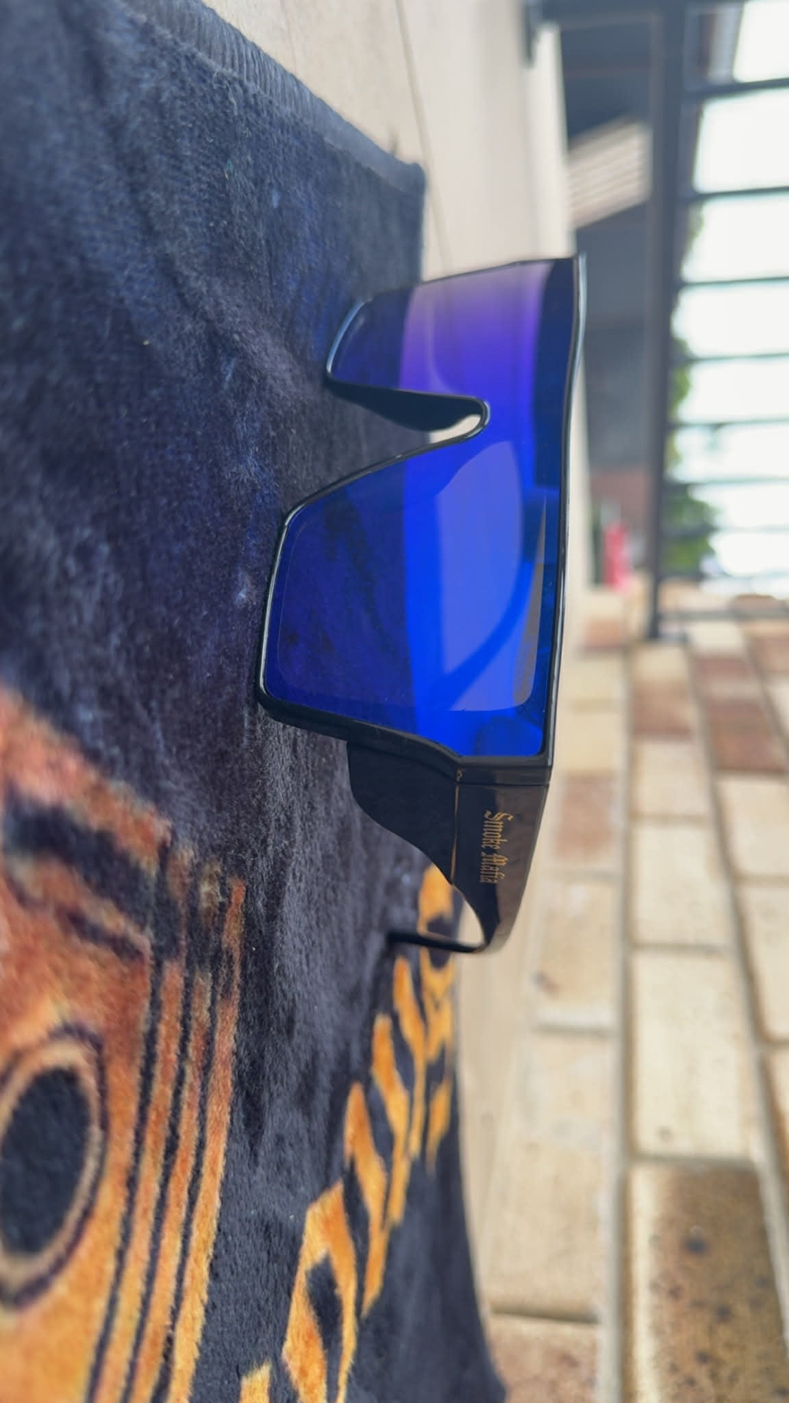 Dark Blue Safety Glasses