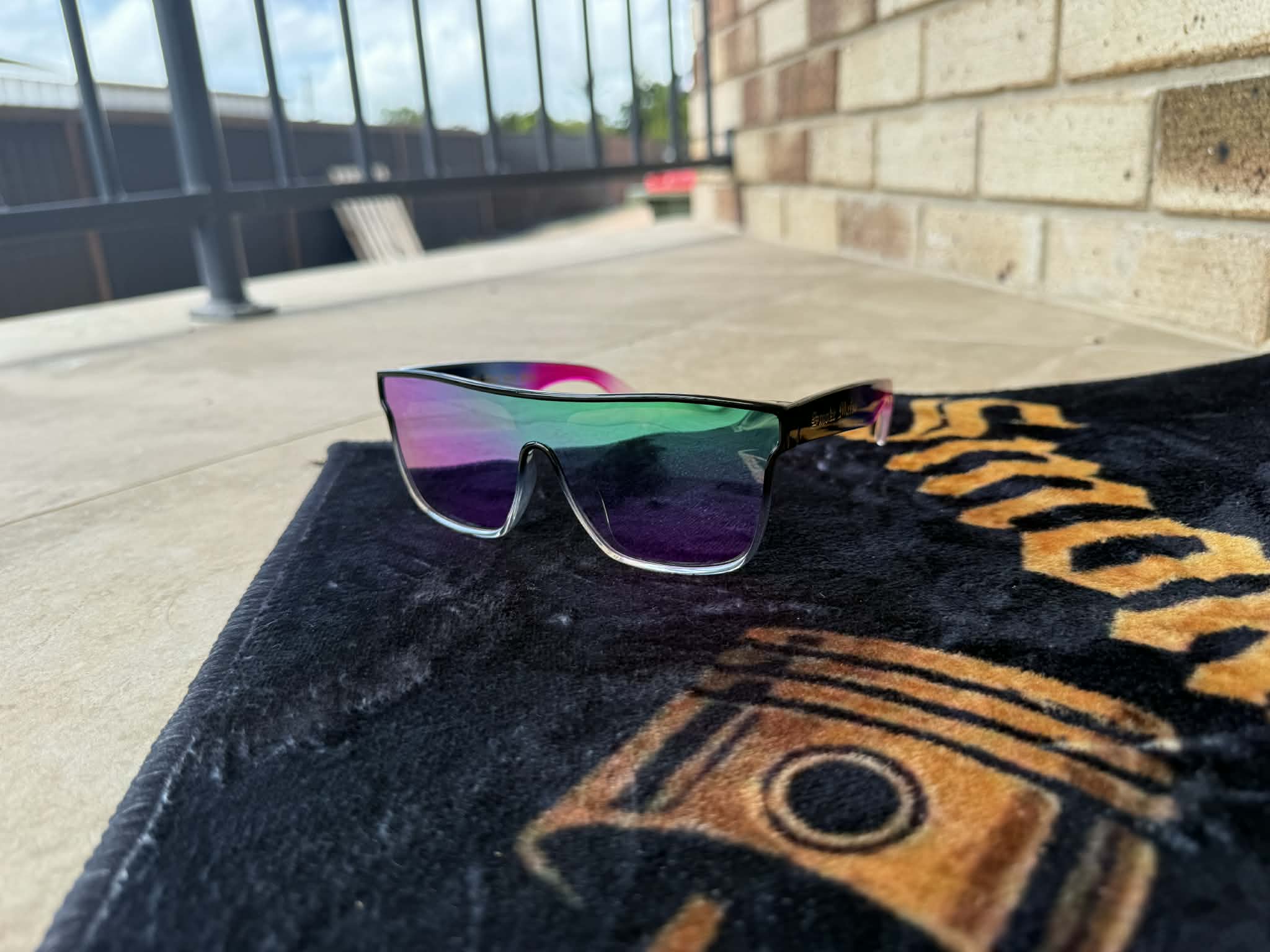 Malibu Glasses – Green & Purple