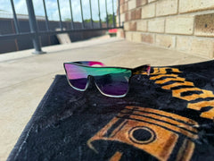 Malibu Glasses – Green & Purple