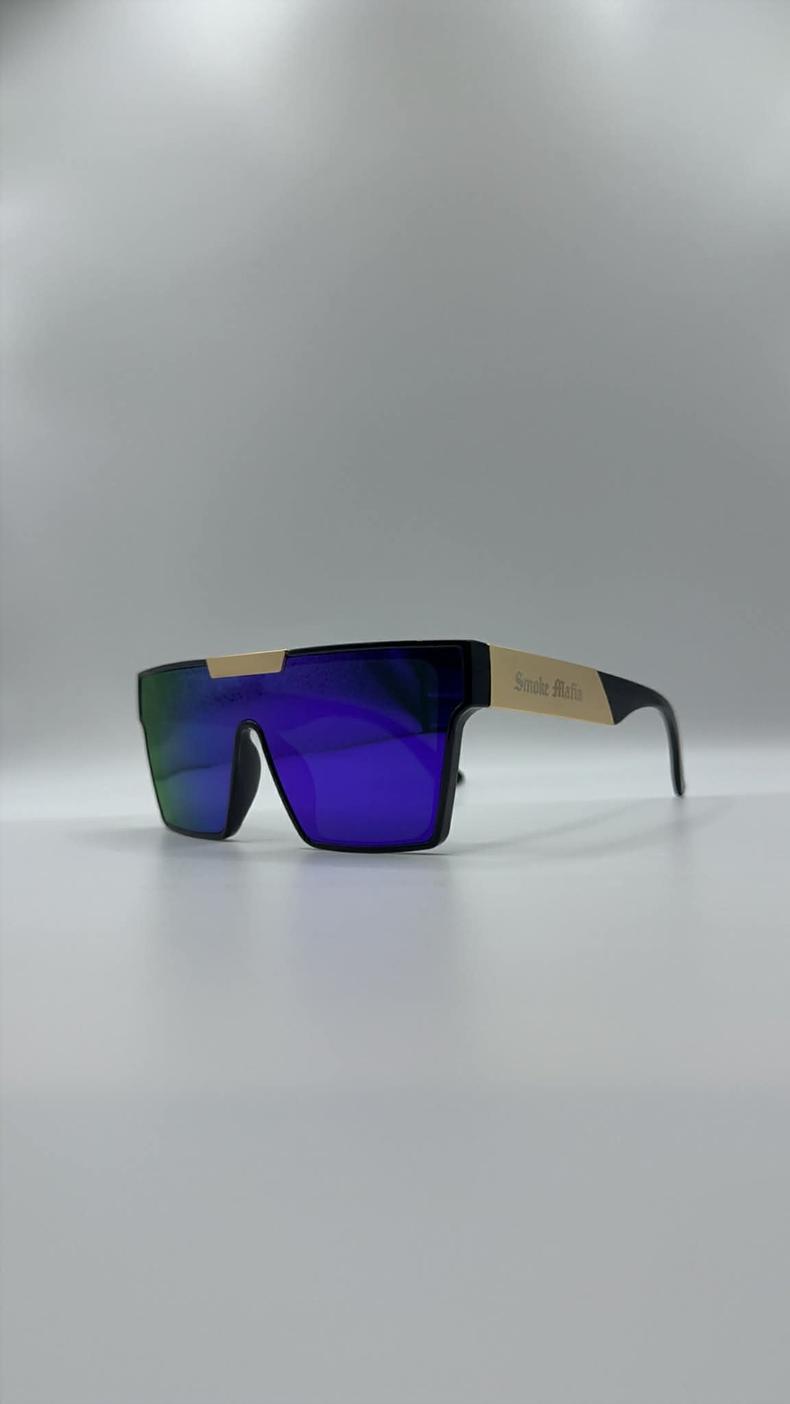 Purple & Gold SVG with Black Frame