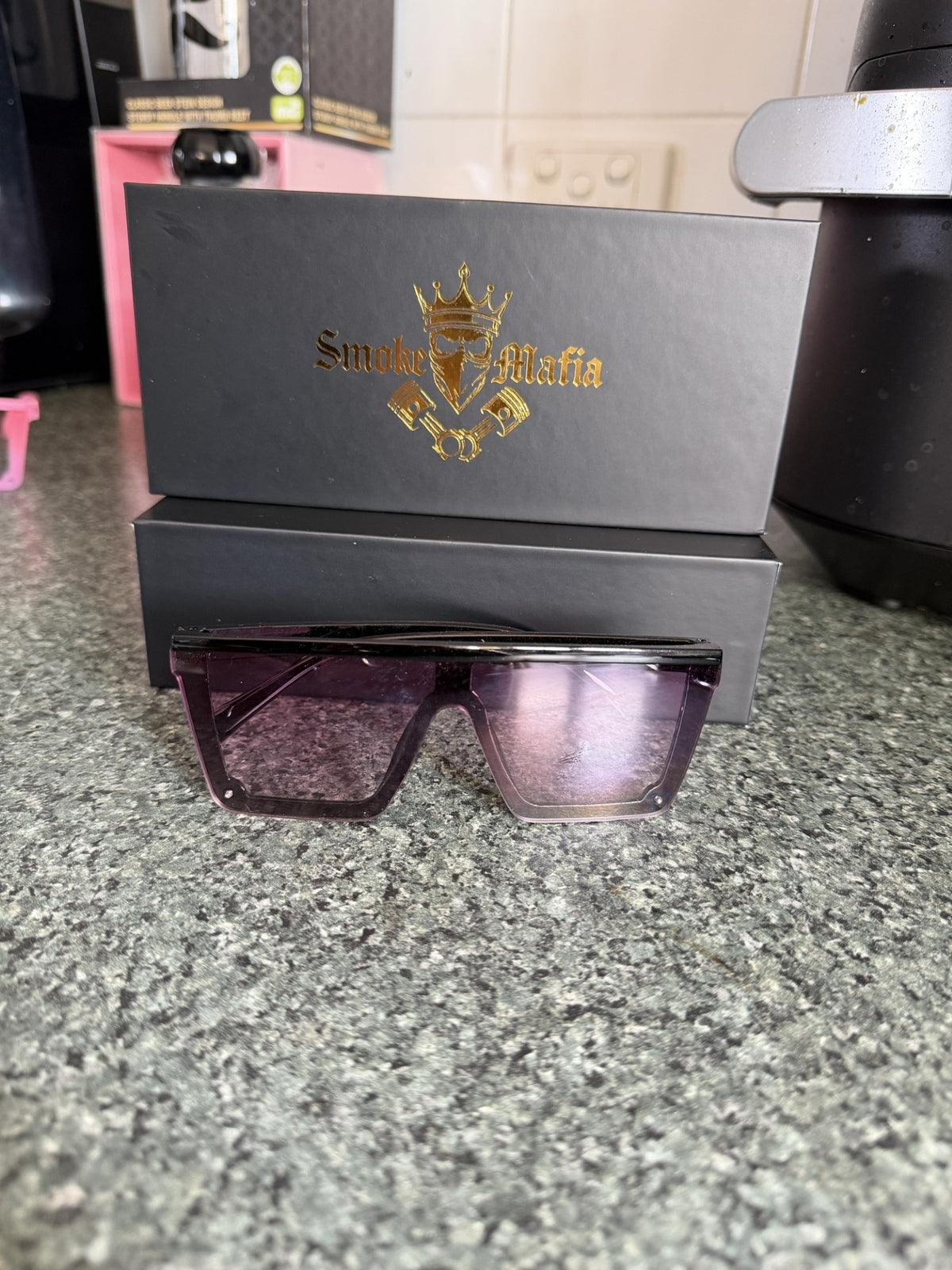 Malibu Kids Glasses – Black & Purple
